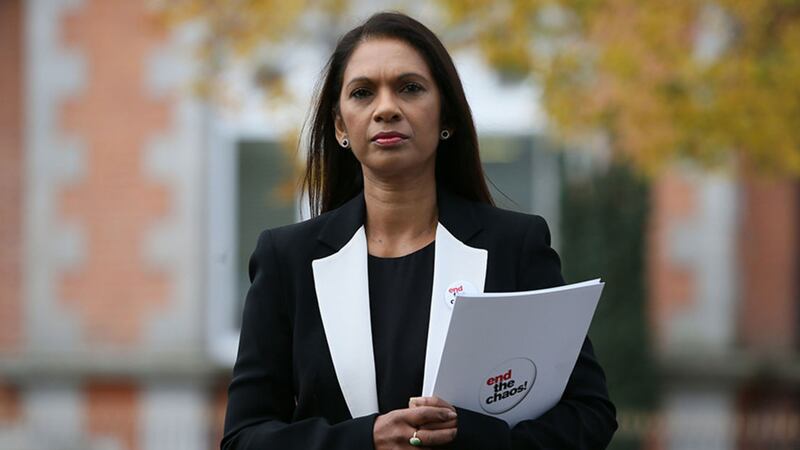 Campaigner Gina Miller arrives at the Sean Hollywood Arts Centre in Newry, to participate in a discussion event on Brexit and the Irish border&nbsp;