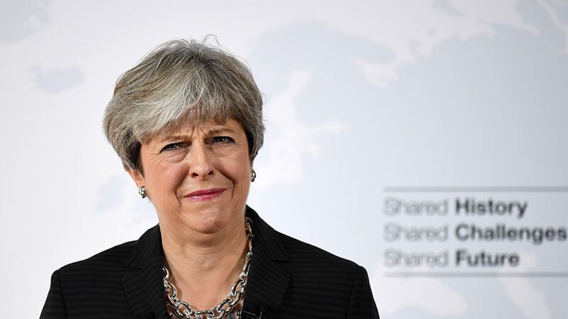 British Prime Minister Theresa May delivers a speech in Florence, Italy, where she set out her plans for a transitional period from the formal date of Brexit in March 2019, expected to last two years, before moving to a permanent trade deal&nbsp;