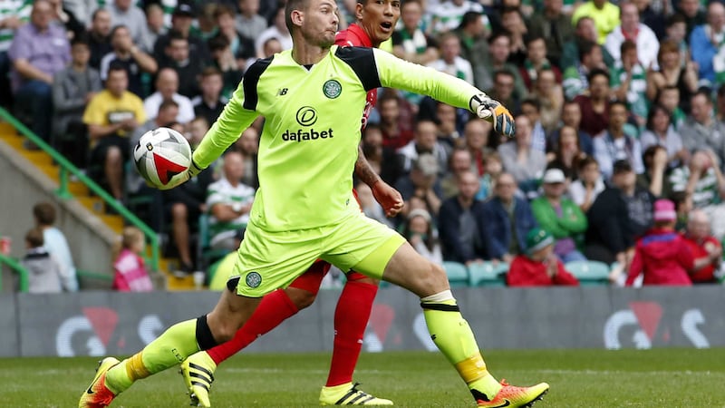 Celtic keeper Craig Gordon during the 2016 International Champions Cup match at Celtic Park&nbsp;