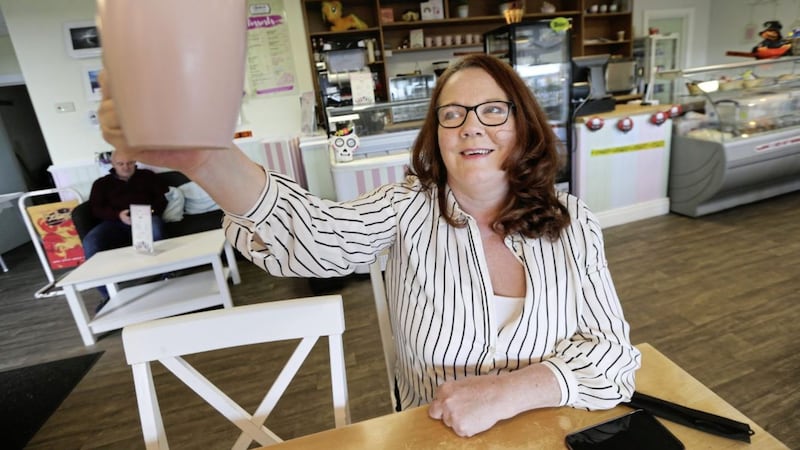 Sinn Fein councillor Aine McCabe and the Upper Andersonstown Community Forum will co-host a `Menopause Cafe&#39; event on November 11 at Applejacks on the Glen Road. Picture by Hugh Russell 