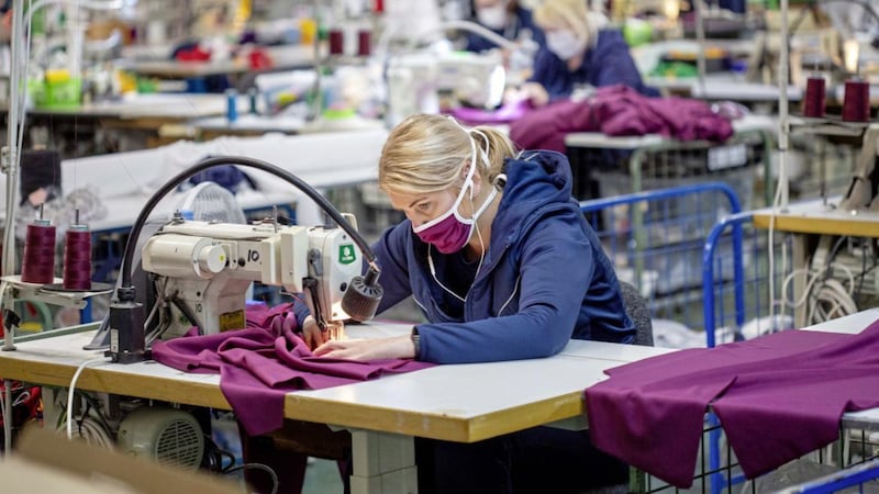 O&#39;Neills switched their production lines in March 2020 to manufacture scrubs for the north&#39;s health trusts. 