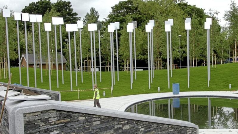 A memorial garden was opened in 2008 to mark the tenth anniversary of the bombing. Picture: Alan Lewis 