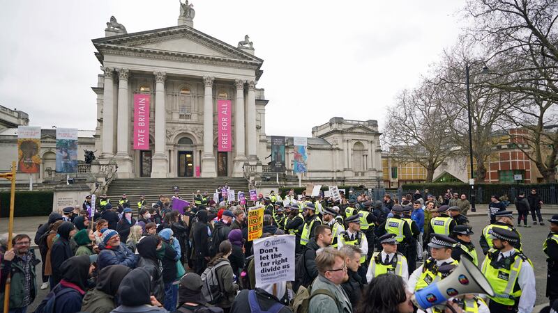 Lance O’Connor has been charged with several offences following a protest outside the Tate Britain.