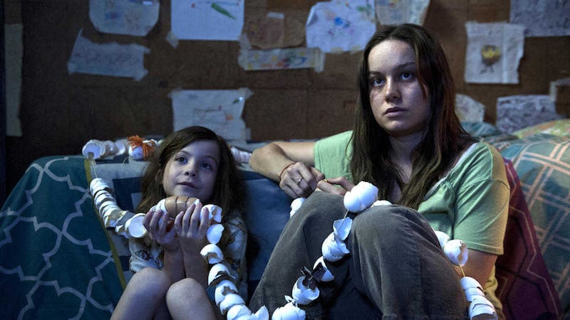 Jacob Tremblay and Brie Larson in Room 