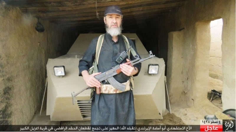 Dubliner Terence Kelly had converted to Islam while in jail in Saudi Arabia and later joined the Islamic State in Iraq 