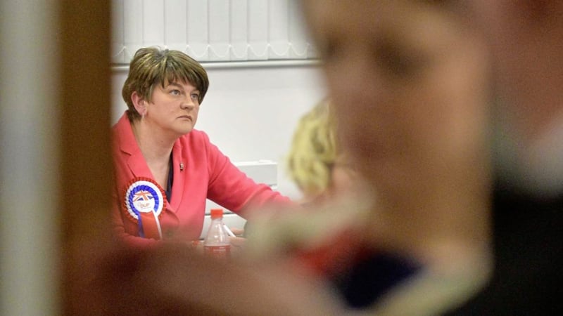 The fizz has gone from Arlene Foster's diminished DUP following its disastrous showing in last week's assembly election. Picture by Mark Marlow/Pacemaker Press