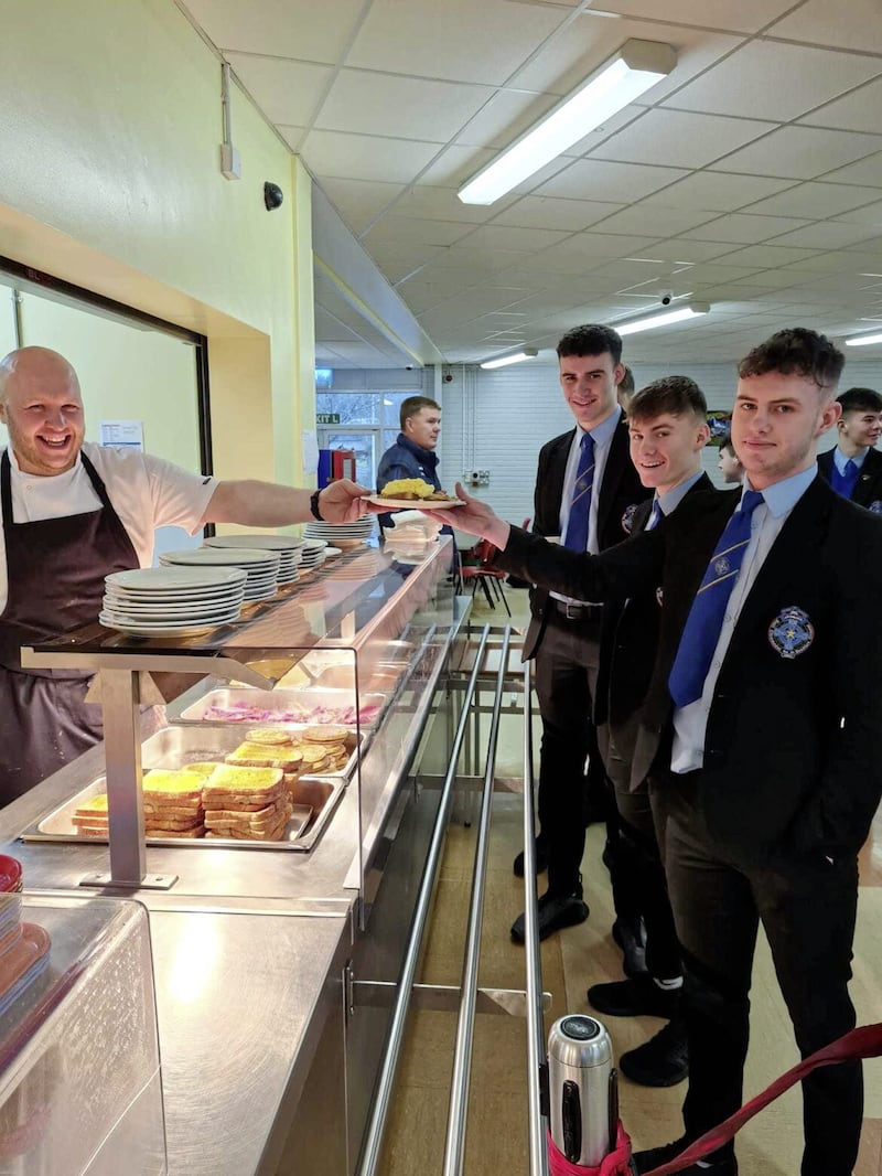 Canteen staff at Omagh CBS have been serving up special breakfasts 