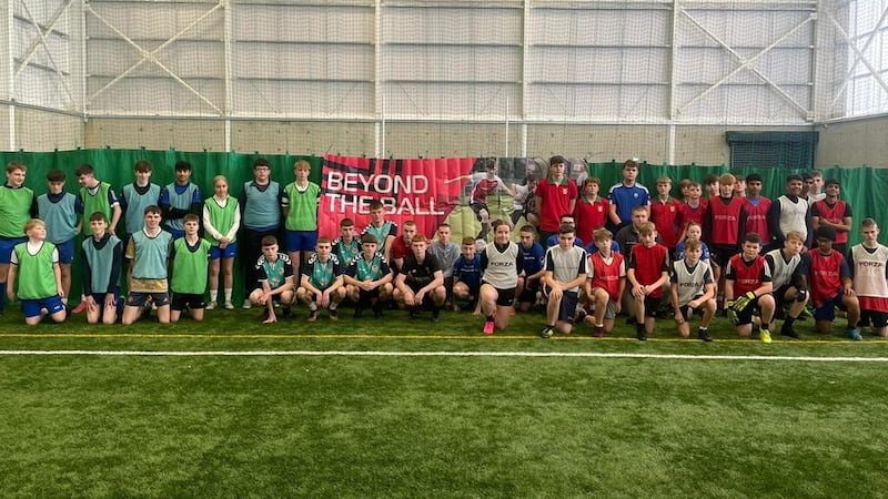 Young people took part in a cross-border youth football tournament in Derry on Friday, with the event backed by the Rio Ferdinand Foundation.
