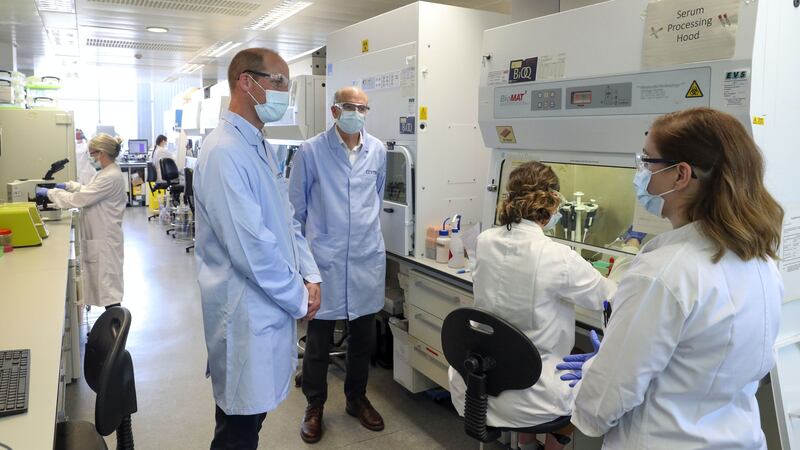 The Duke of Cambridge said his family is proud of the work being done in the search for a vaccine against Covid-19.