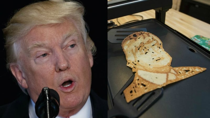 In case you wanted to eat Donald Trump's face - Trump pancakes are being made in Moscow