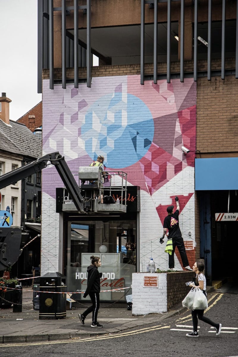 Over 50 new murals have been created by local and international artists taking part in 2021 &lsquo;Hit The North Street Art Festival, supported by Hennessy. 
