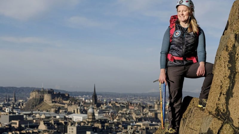 Mountaineer Mollie Hughes pictured in Edinburgh 