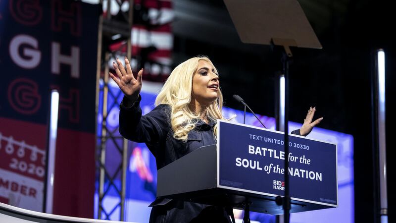 The singer and actress recently appeared at a rally in Pittsburgh for presidential hopeful Joe Biden.