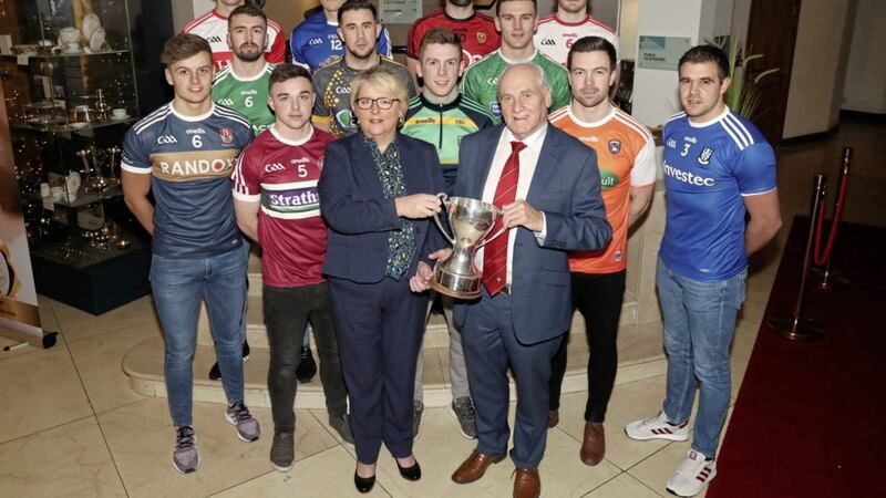 The launch of the 2019 Dr McKenna Cup took place at the Europa Hotel in Belfast on Wednesday night. Picture by Declan Roughan 