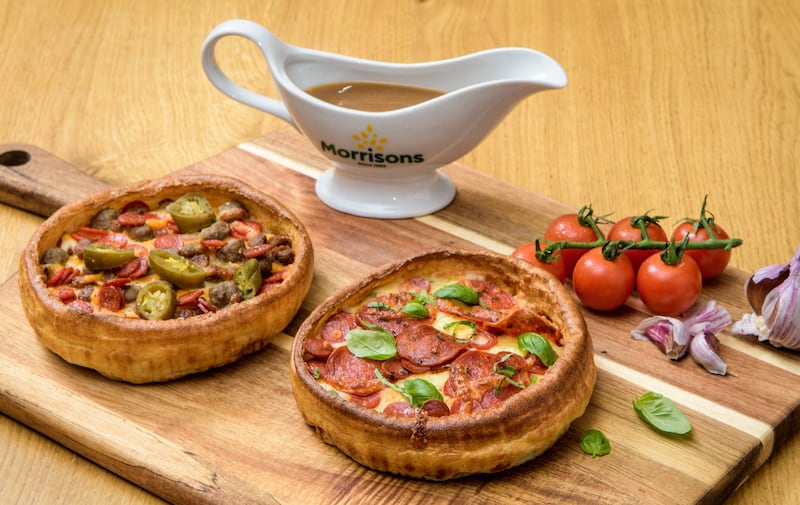 The Yorkshire pudding pizzas
