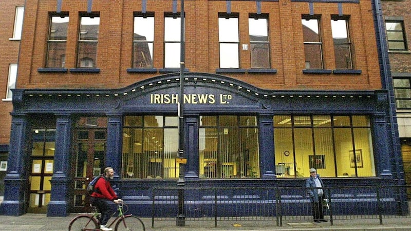 The Irish News building on Donegall Street in Belfast 