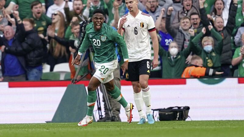Ireland&#39;s Chiedozie Ogbene was the name on everyone&#39;s lips after the 2-2 draw with Belgium 