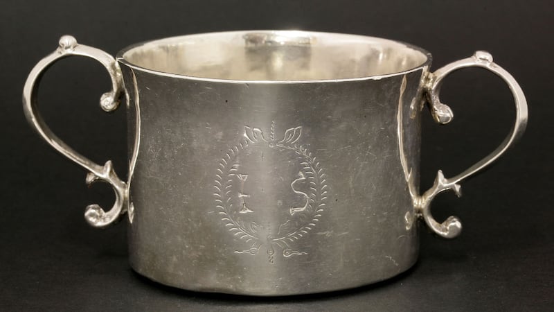 The porringer dish was typically used for holding soups or stews 
