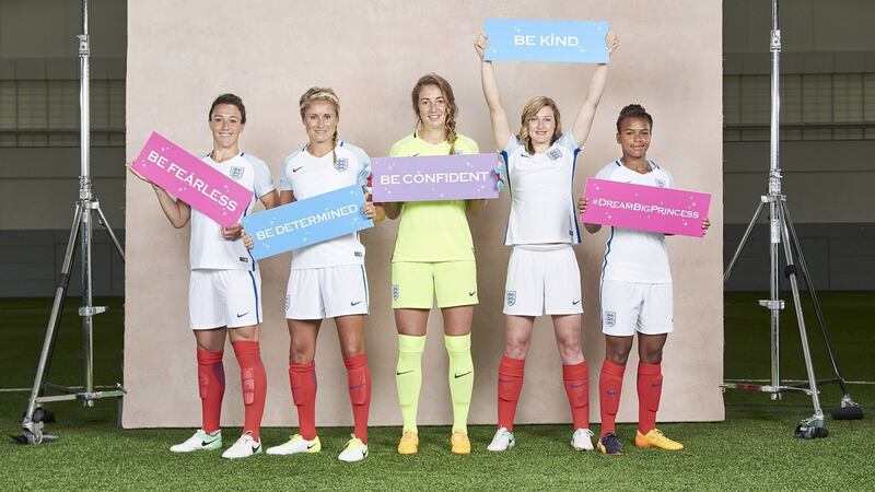 The Lionesses want young girls to recognise themselves as fearless, determined, confident and brave.