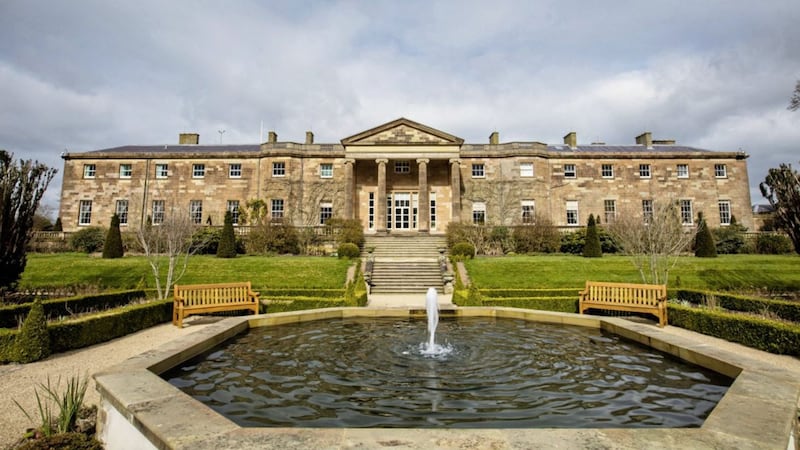 The south front of Hillsborough Castle which lies in Lagan Valley constituency 