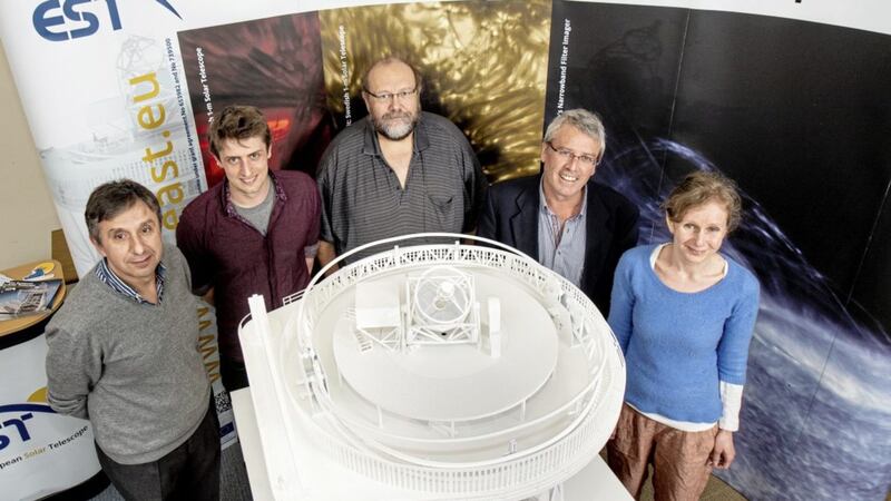 A group of international scientists have met at Queen&rsquo;s University Belfast to finalise plans for a next generation telescope which will help to crack the mysteries of the Sun. Picture by Andrew Towe/Parkway Photography 
