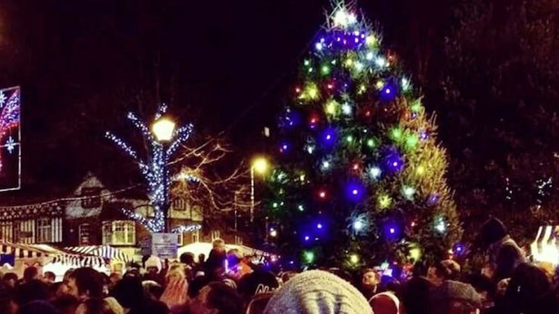 Christmas lights switch on in Holywood this Saturday November 24 