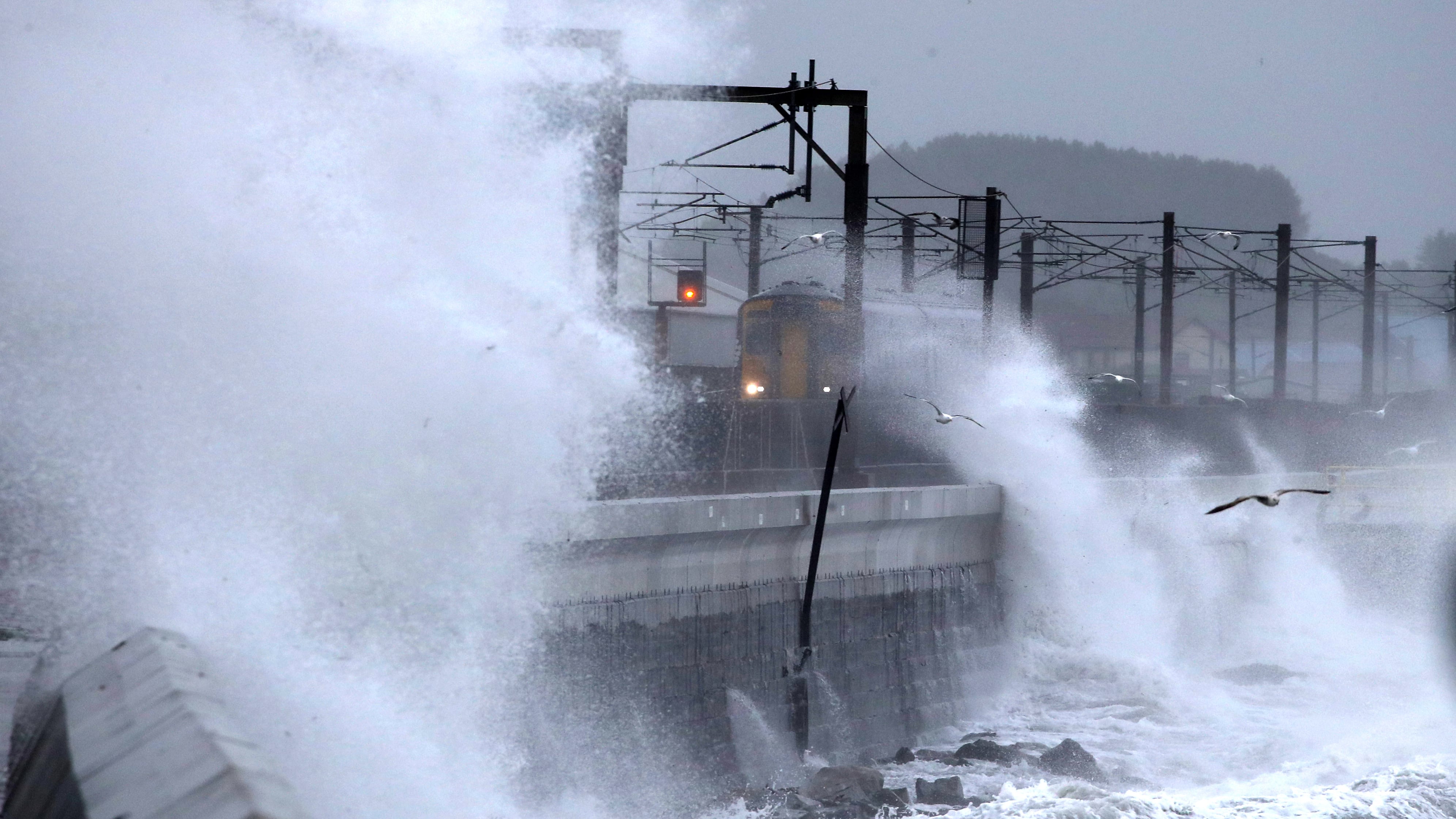 Some rail lines will shut during the storm