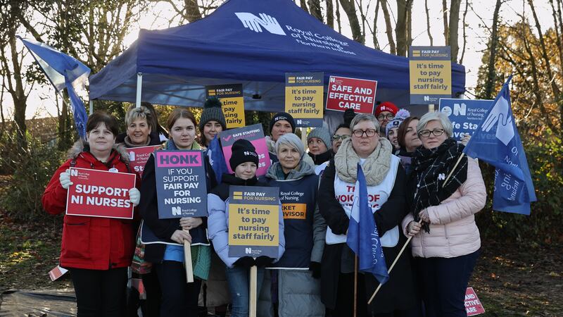 Members of the Royal College of Nursing (RCN) have announced they will join other trade unions in industrial action in response to the continued lack of pay parity with colleagues in the rest of the UK. Picture date: Tuesday December 20, 2022.