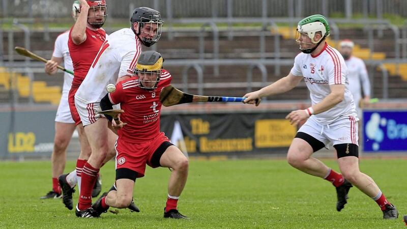 County star Bryan McGurk will be a key figure for Carrickmore as they seek to hold onto their Tyrone senior hurling title when they face Dungannon in today&#39;s final at Healy Park Picture: Philip Walsh 