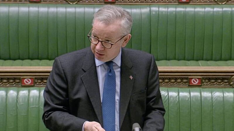 Cabinet Office minister Michael Gove updates MPs on the Northern Ireland Protocol arrangements. Picture by PA Wire 