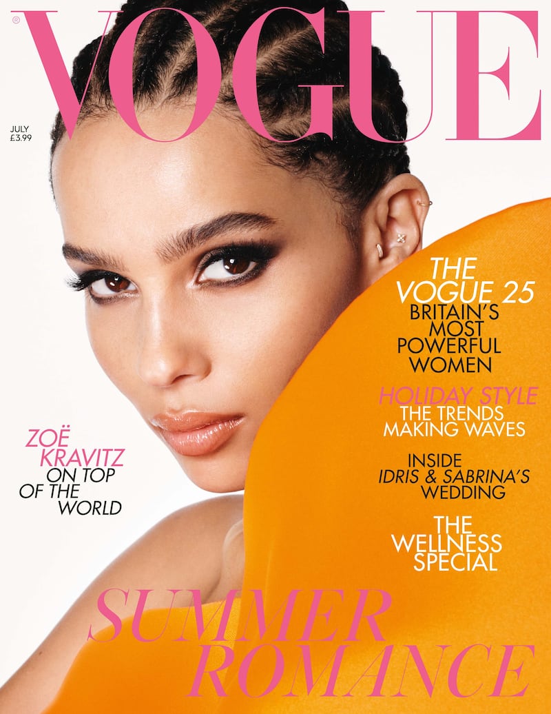 The July issue of British Vogue