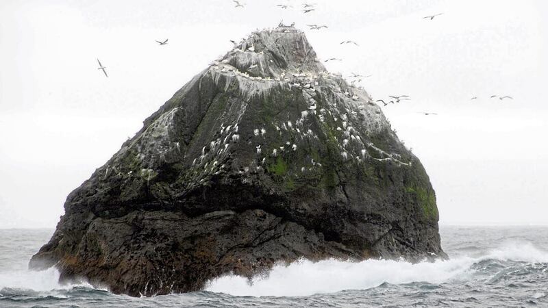 Brexit has re-ignited controversy over the isolated Rockall islet off the Donegal coast. Picture by Marine Scotland. 