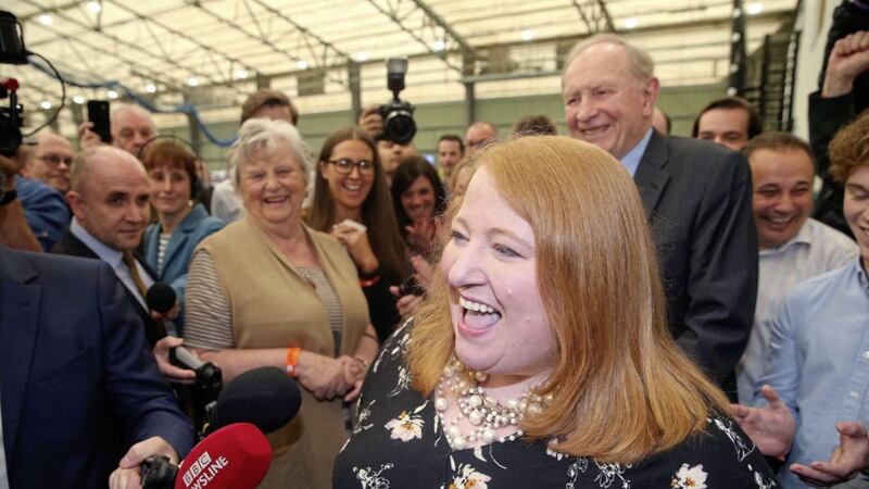 Naomi Long, leader of the Alliance Party, won a seat in the EU parliament in May but could be tempted to run as a Westminster candidate in a snap election