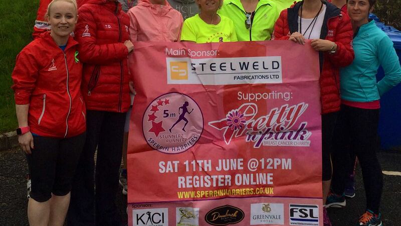 The Sperrin Harriers girls are getting ready for their Stunnerz in Runnerz race on June 11&nbsp;