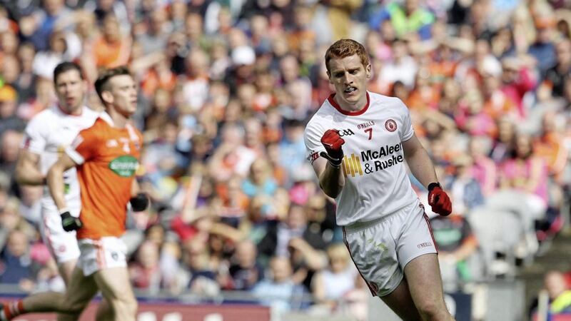 Peter Harte has been Tyrone&#39;s best man in front of goal, both in terms of finishing and decision making, but too often others have made the wrong choice when great chances present themselves. Picture by Philip Walsh 