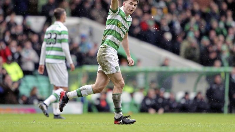 Celtic left-back Kieran Tierney can&#39;t wait to face Rangers again in the Ladbrokes Premiership this weekend 