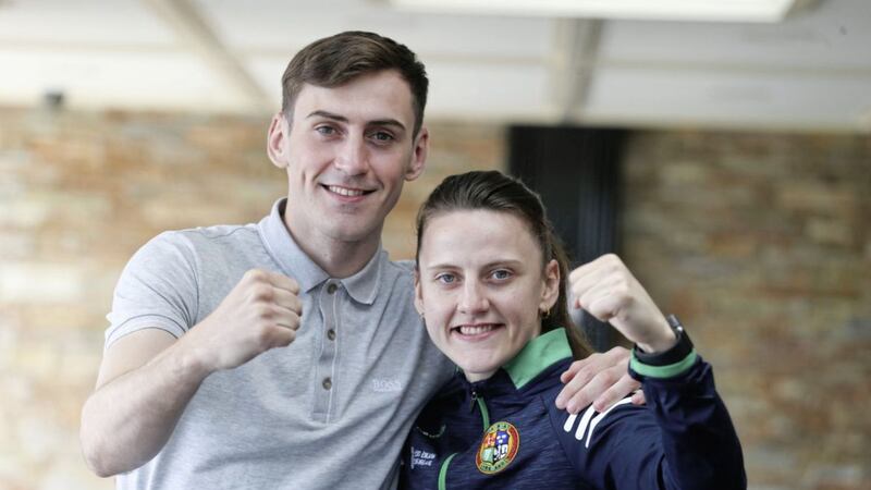 Olympic bronze medallist Aidan Walsh will compete at his second Commonwealth Games in Birmingham this summer, while sister Michaela will hope it is third time lucky having brought home silver from Glasgow 2014 and Gold Coast 2018. Picture by Hugh Russell 