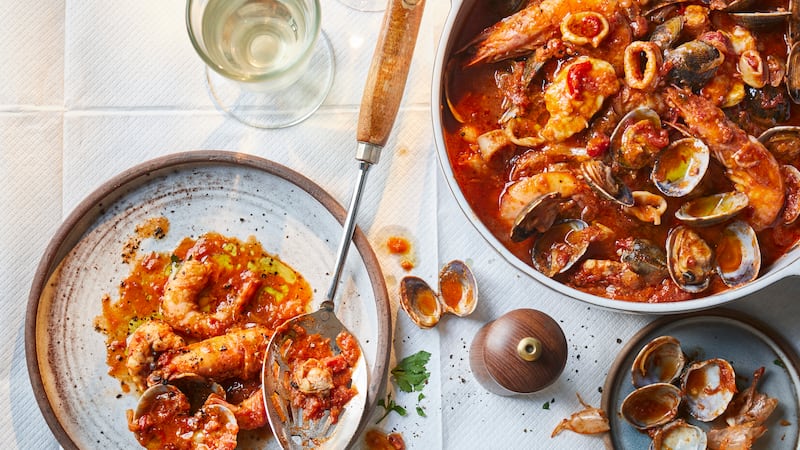 Seafood and nduja stew from The Diabetes Weight-Loss Plan