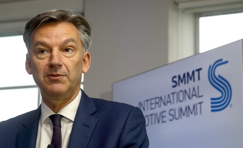 Mike Hawes, chief executive of the Society of Motor Manufacturers and Traders (SMMT) (Geoff Caddick/PA)