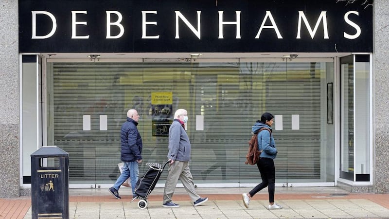 Debenhams on Royal Avenue closed earlier this year. Picture by Mal McCann 