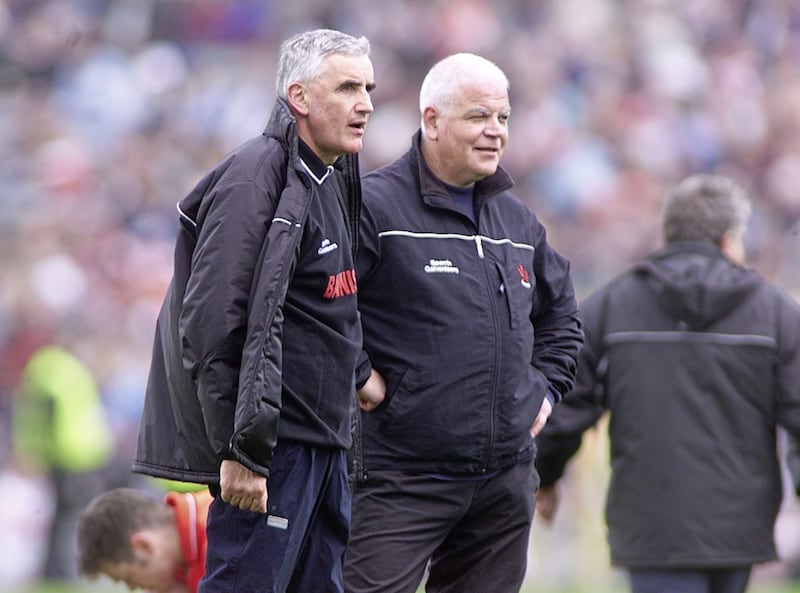 Mickey Moran and John Morrison formed a recognised and respected coaching partnership. Picture by Ann McManus