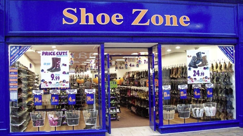 Retailer Shoe Zone has seen its half-year profits plunge by 84 per cent 