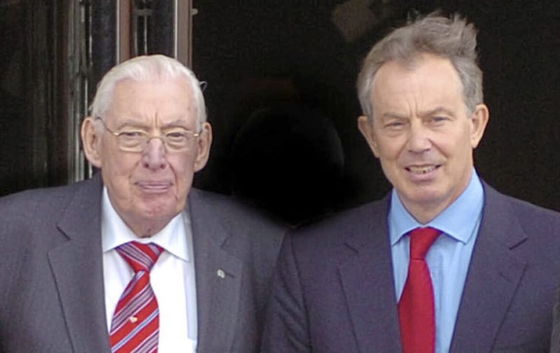 Ian Paisley claimed a &#39;Plan B&#39; of joint authority was used by Tony Blair&#39;s government to pressure him into power sharing in 2007. 