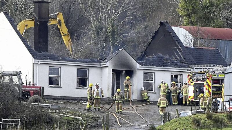 At least three people have died in ahouse fire in Derrylin, County Fermanagh