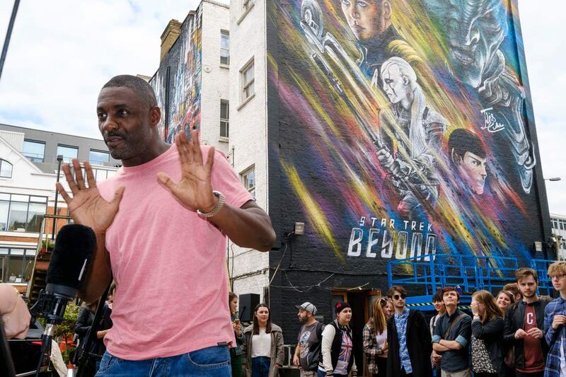 Idris Elba mural unveiling