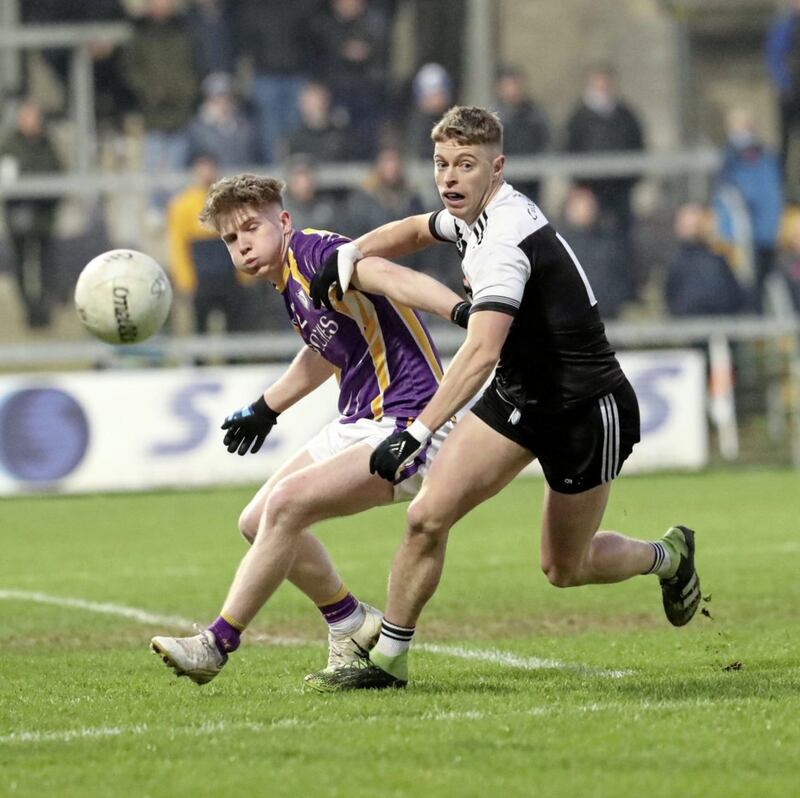 Jerome Johnston&#39;s goals were key as the Magpies blazed to a second Ulster title last month. Picture by Philip Walsh 