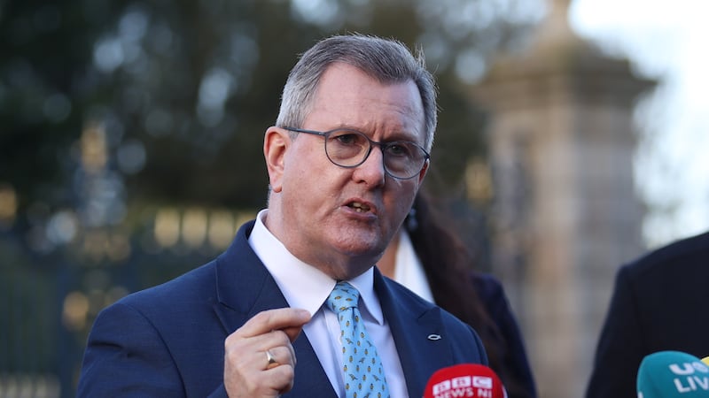 DUP leader Sir Jeffrey Donaldson has accused the Irish Government of double standards over legacy