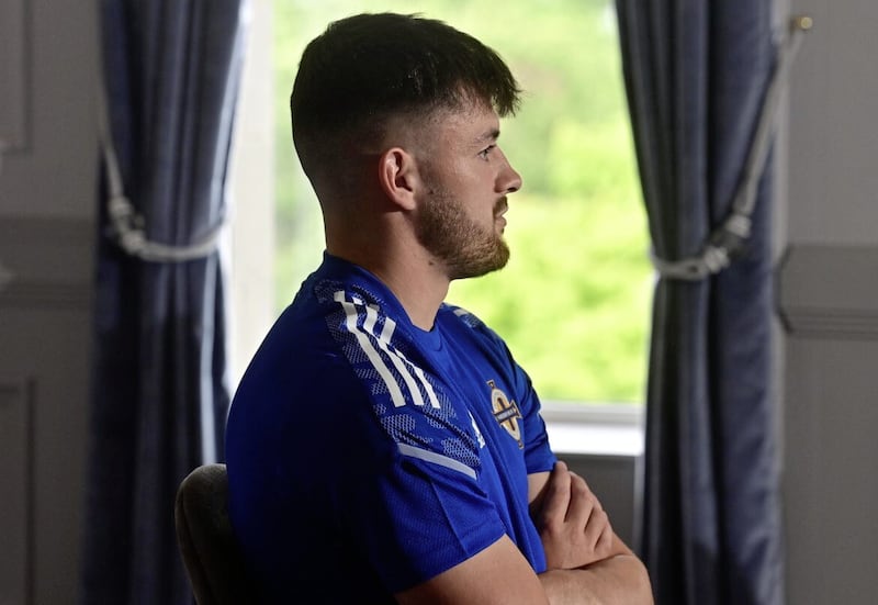 Window of opportunity: Lee Bonis is hooing to get some game-time for Northern Ireland in their two forthcoming Euro 2024 qualifiers. Pic Colm Lenaghan/Pacemaker 