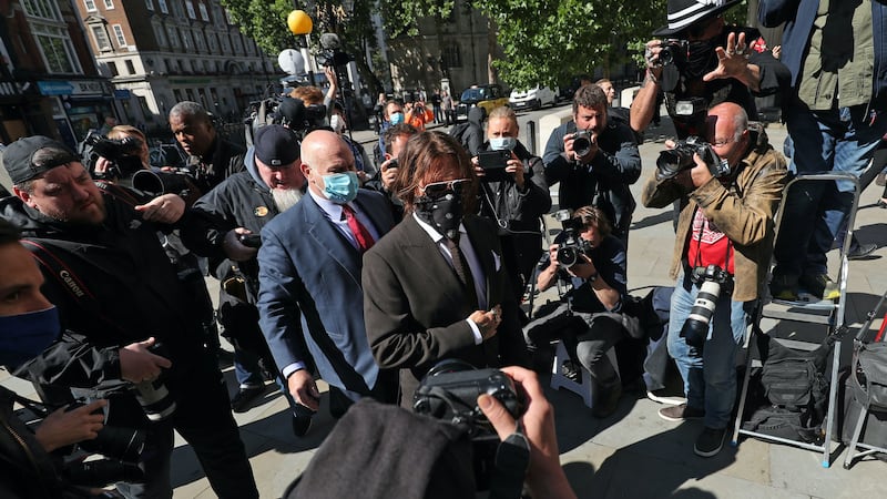 The Hollywood actor is giving his fourth day of evidence in his libel action against The Sun newspaper.