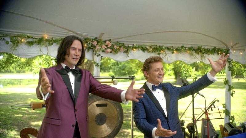Party on, dudes &ndash; Keanu Reeves and Alex Winter are back as Ted Logan and Bill S Preston 